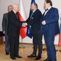 Medal Wdzięczności ZHP dla Klubu Rotary Lublin Centrum oraz odznaczenie Paul Harris Fellow (PHF) z szafirem dla hm. Stanisława Dąbrowskiego